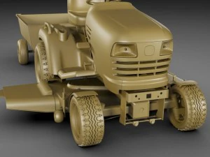 john deere lawn mower 3D Model