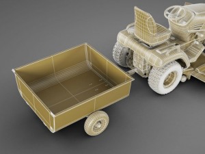 john deere lawn mower 3D Модель