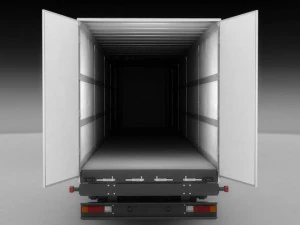 mercedes antos with trailer 3D Model