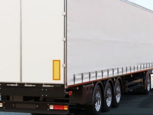 mercedes antos with trailer 3Dモデル