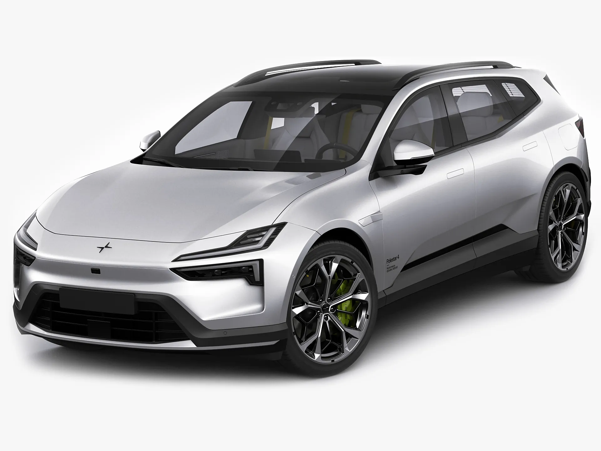 Polestar 4 SUV 2027 3D Model .c4d .max .obj .3ds .fbx .stl .blend 
