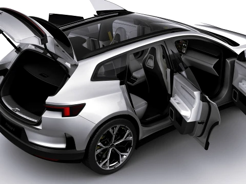 Polestar 4 SUV 2027 3D Model
