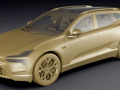 Polestar 4 SUV 2027 3D Model
