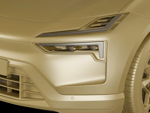 Polestar 4 SUV 2027 3D Model