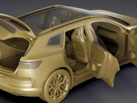 Polestar 4 SUV 2027 3D Model