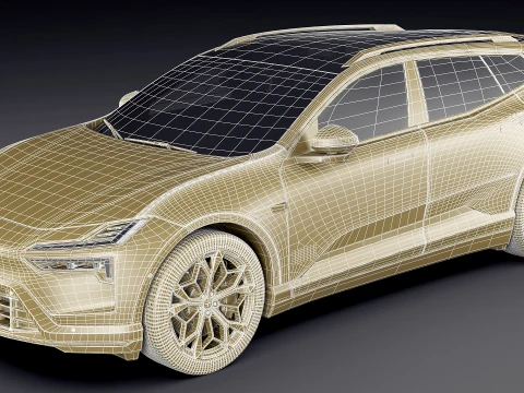 Polestar 4 SUV 2027 3D Model