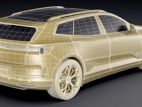 Polestar 4 SUV 2027 3D Model