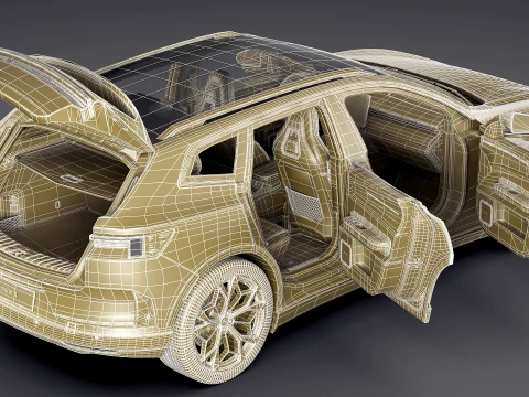 Polestar 4 SUV 2027 3D Model