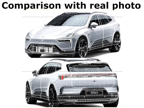 Polestar 4 SUV 2027 3D Model