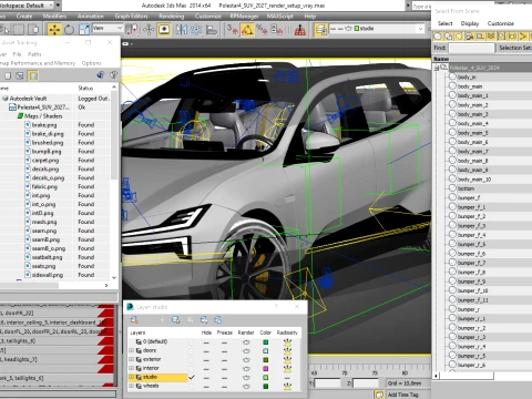 Polestar 4 SUV 2027 3D Model