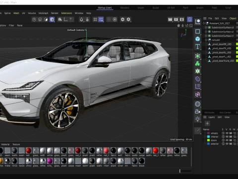 Polestar 4 SUV 2027 3D Model
