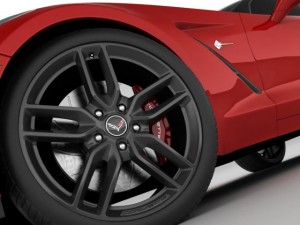 chevrolet corvette stingray with interior 3D Model