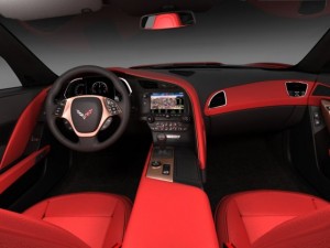 chevrolet corvette stingray with interior 3D Model