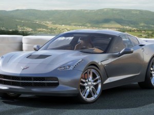 chevrolet corvette stingray with interior 3D Model