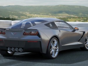 chevrolet corvette stingray with interior 3D Model