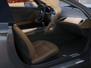 chevrolet corvette stingray with interior 3D Model