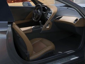 chevrolet corvette stingray with interior 3D Model