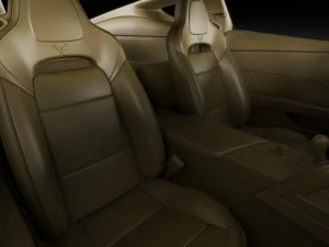 chevrolet corvette stingray with interior 3D Model