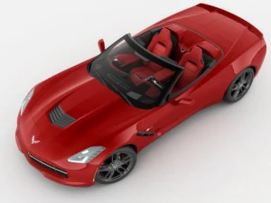 chevrolet corvette stingray convertible 3D Model