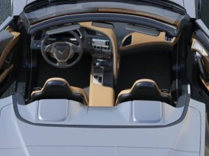 chevrolet corvette stingray convertible 3D Model