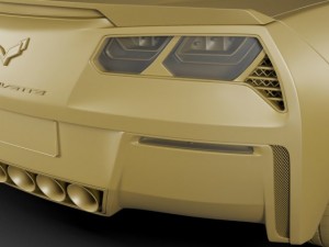 chevrolet corvette stingray convertible Modelo 3D
