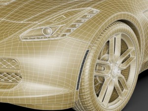 chevrolet corvette stingray convertible Modelo 3D