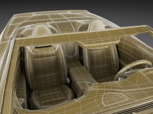 chevrolet corvette stingray convertible Modelo 3D
