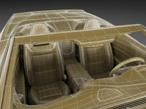 chevrolet corvette stingray convertible 3D Model