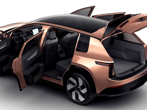 Skoda Peaq 2027 3D Model