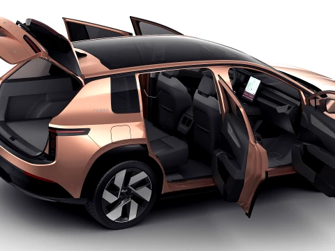 Skoda Peaq 2027 3D Model