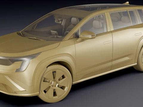Skoda Peaq 2027 3D Model