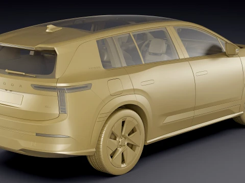 Skoda Peaq 2027 3D Model