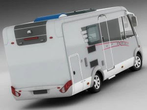 hymer exis motorhome 3D Model