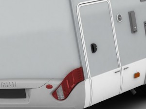 hymer exis motorhome Model 3D
