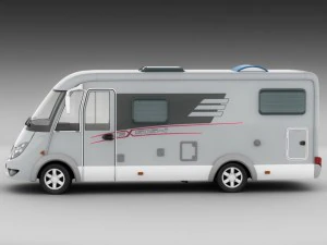 hymer exis motorhome 3D Model