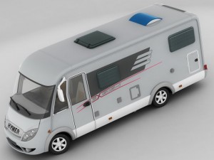 hymer exis motorhome Model 3D