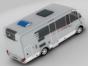hymer exis motorhome Model 3D