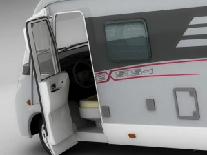 hymer exis motorhome 3D Model