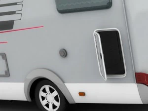 hymer exis motorhome 3D Model