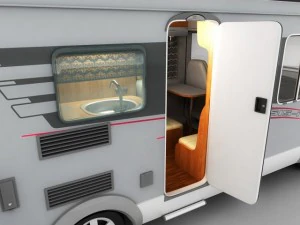 hymer exis motorhome 3D Model