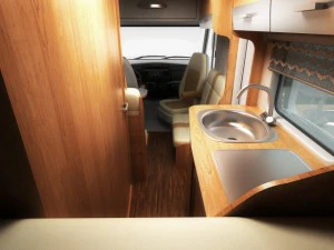 hymer exis motorhome 3D Model