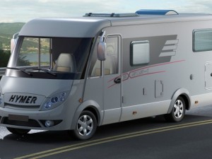 hymer exis motorhome Model 3D
