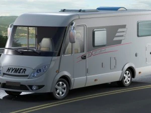 hymer exis motorhome 3D Model