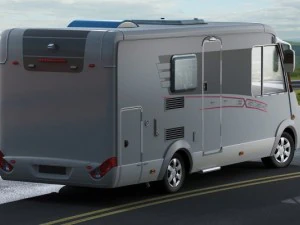hymer exis motorhome 3D Model