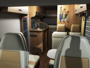 hymer exis motorhome 3D Model