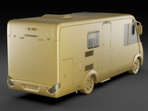 hymer exis motorhome Model 3D