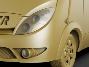 hymer exis motorhome Model 3D