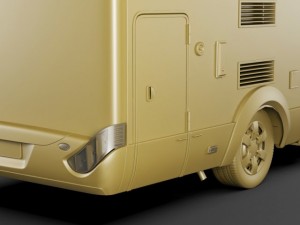 hymer exis motorhome Model 3D