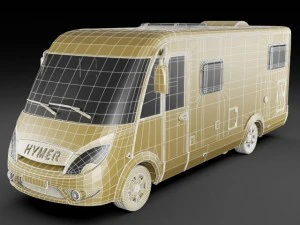 hymer exis motorhome 3D Model
