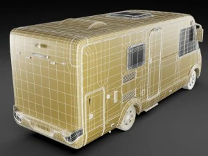 hymer exis motorhome 3D Model